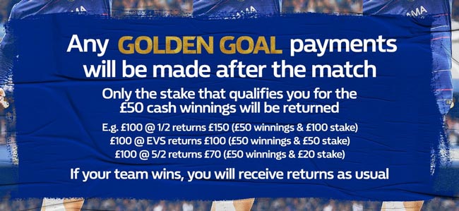 william hill golden goal payments