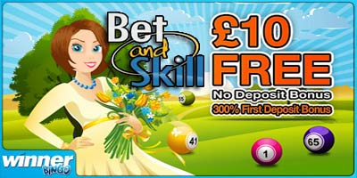 Bingo no deposit bonus: £10 free offered at Winner Bingo