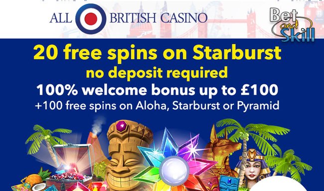 AllBritish Casino no deposit free spins