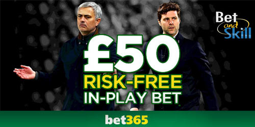 Man UTD v Tottenham Bet365 £50 free bet in-play (Risk-Free)