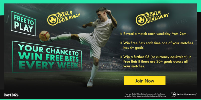 Bet365 launches new free-to-play Golden Goals promotion - Marketing &  affiliates - iGB