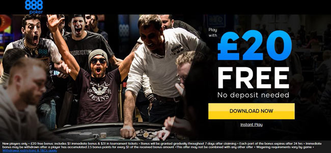 888poker no deposit poker