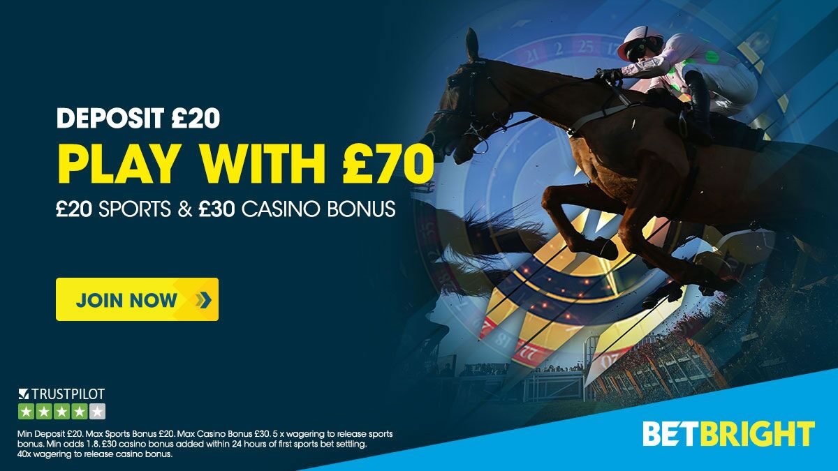 BetBright £100 free bets