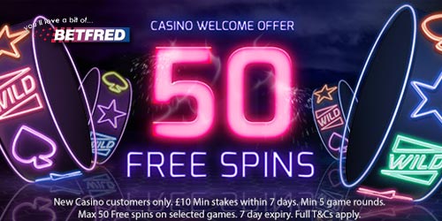 betfred casino  free spins