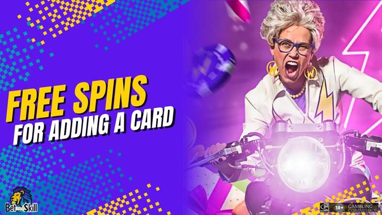 free spins for adding card