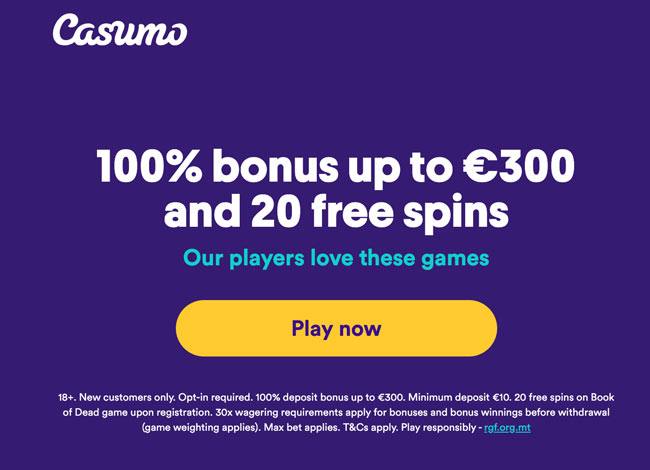 casumo free spins