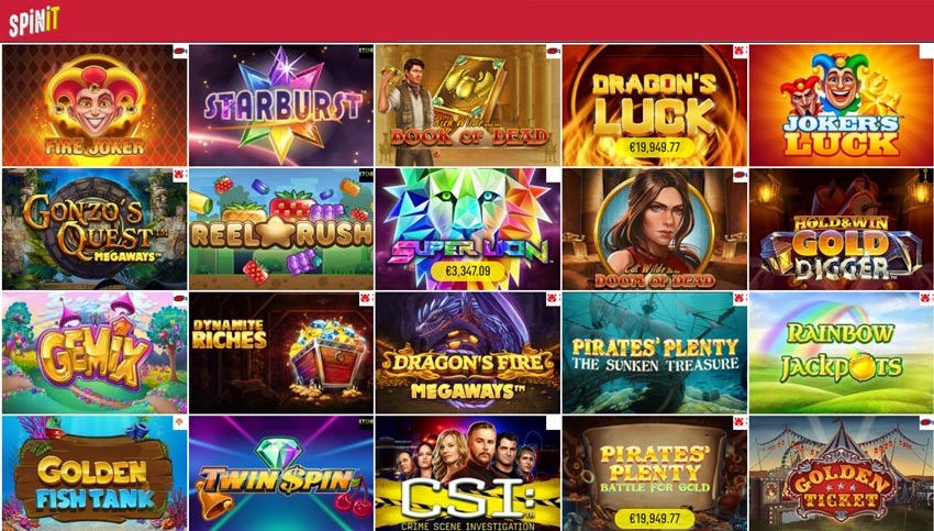 spinit casino games