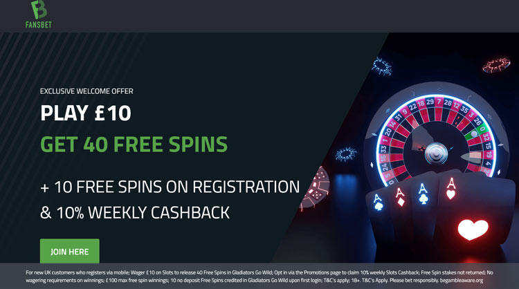 Fansbet Casino No Deposit Free Spins