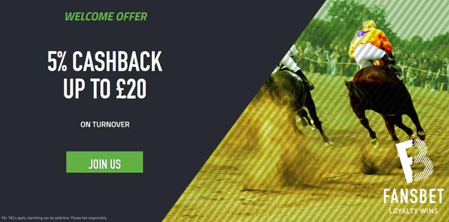 fansbet horse racing bonus