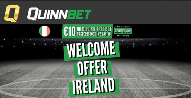 quinnbet no deposit free bet Ireland