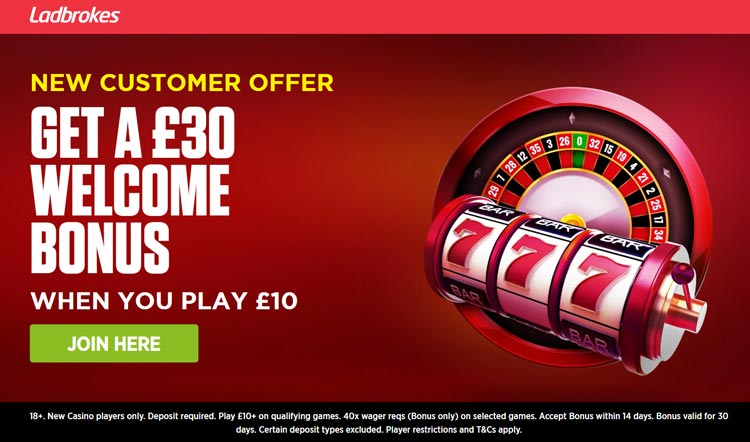 Ladbrokes Casino Bonus