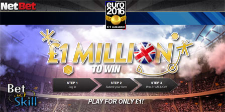 Euro 2016 predictor game: win £1 Million at Netbet