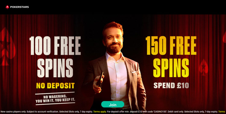 pokerstars casino welcome bonus