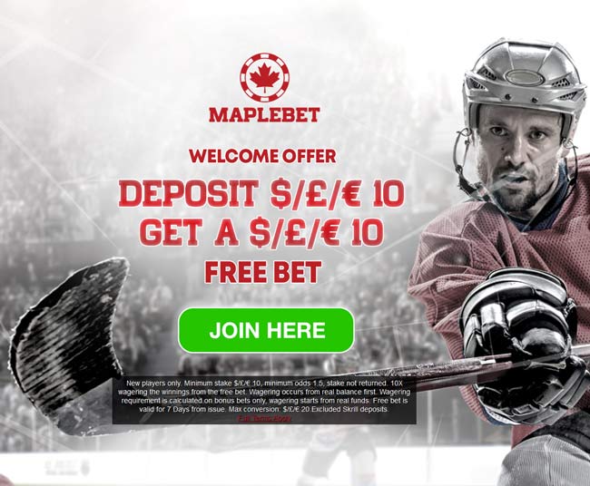 maplebet free bet bonus code