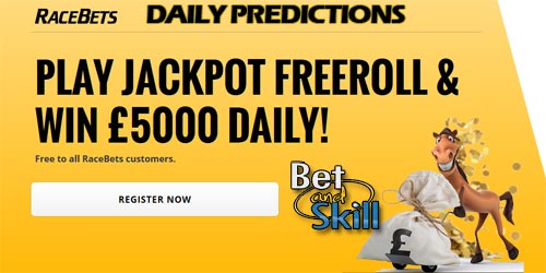 Racebets Jackpot Freeroll Predictions and Daily Tips