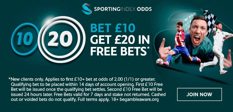 Sporting Index Free Bet