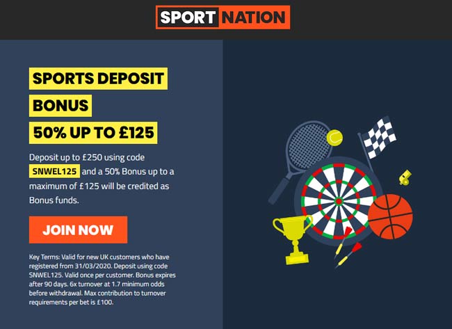 sportnation betting bonus code
