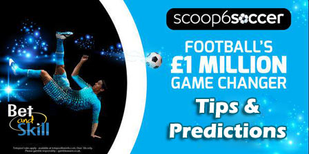 Scoop6 Soccer predictions. Copy our tips, win £1 Million!