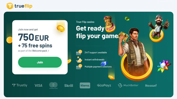 TrueFlip Casino Bonus