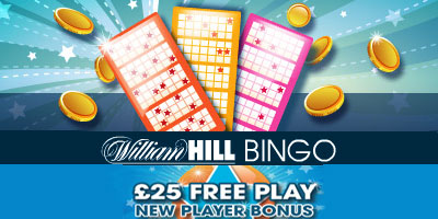 William Hill Bingo Review: £25 free welcome bonus