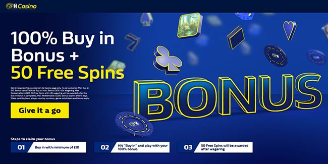 william hill casino bonus