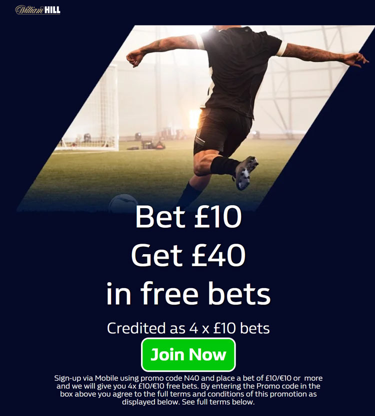 William Hill Free Bets