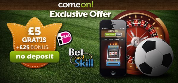 ComeOn bonus ComeOn no deposit bonus