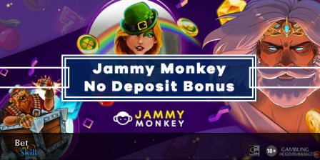 Jammy Monkey Casino £10 No Deposit Bonus